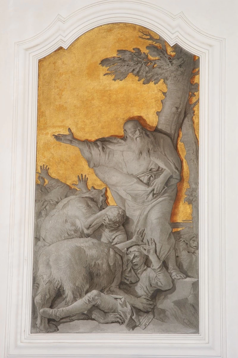 G.D. (1759), Eliseo e i fanciulli aggrediti dagli orsi